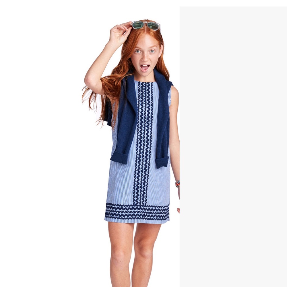 vineyard vines stipe preppy dress